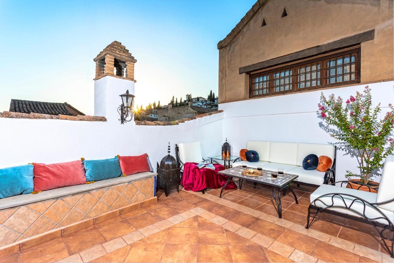 Morayma House Terrace With Views To Alhambra Granada Exterior foto